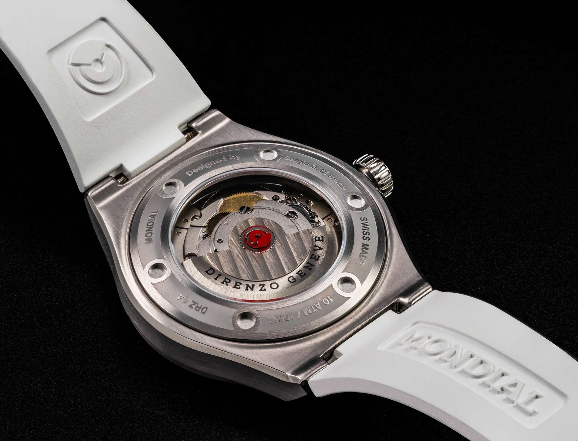 Direnzo DRZ-04 Mondial Light Blue (Tiffany) (extra white blue silicone strap)