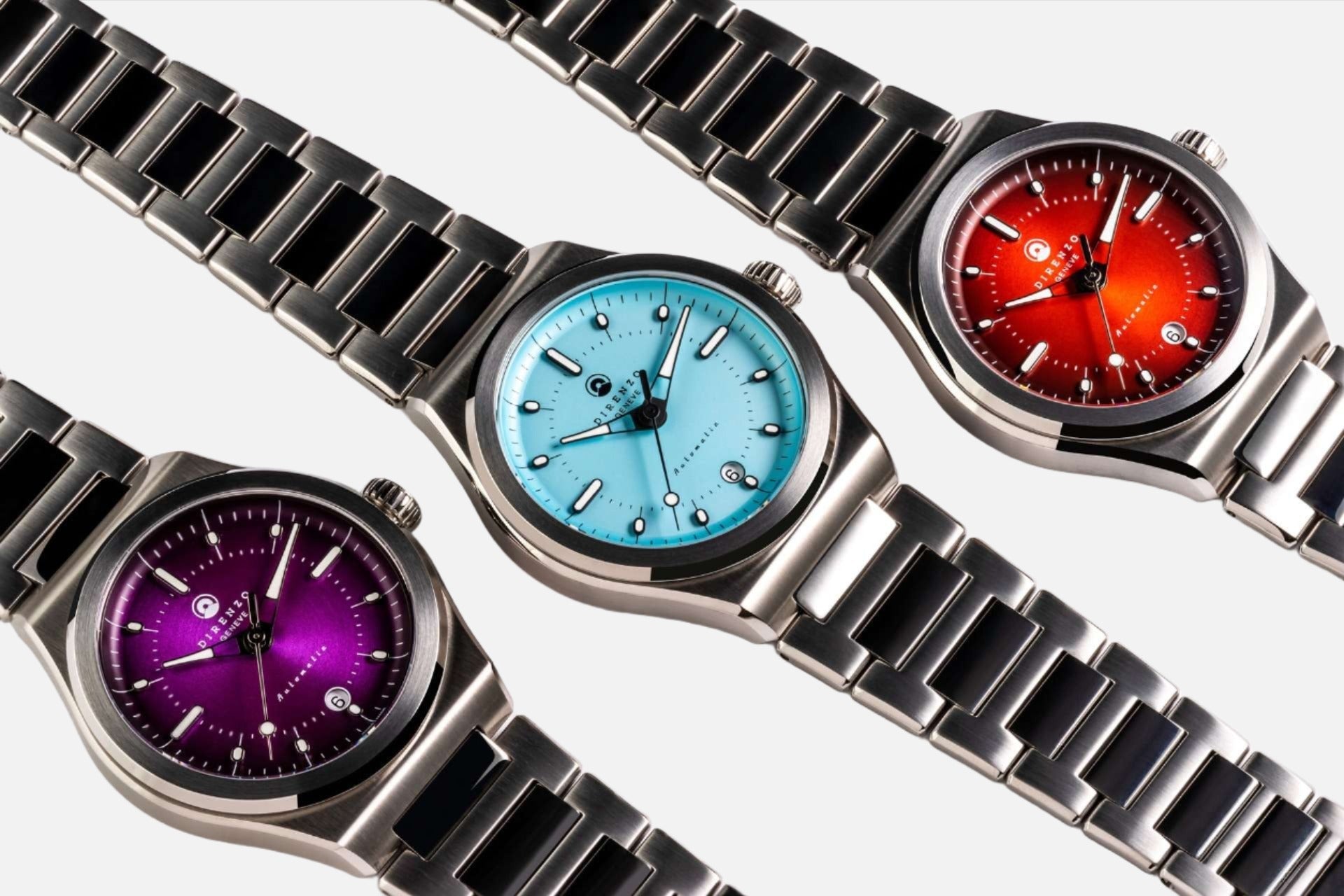 Direnzo DRZ-04 Mondial Purple (extra black silicone strap)