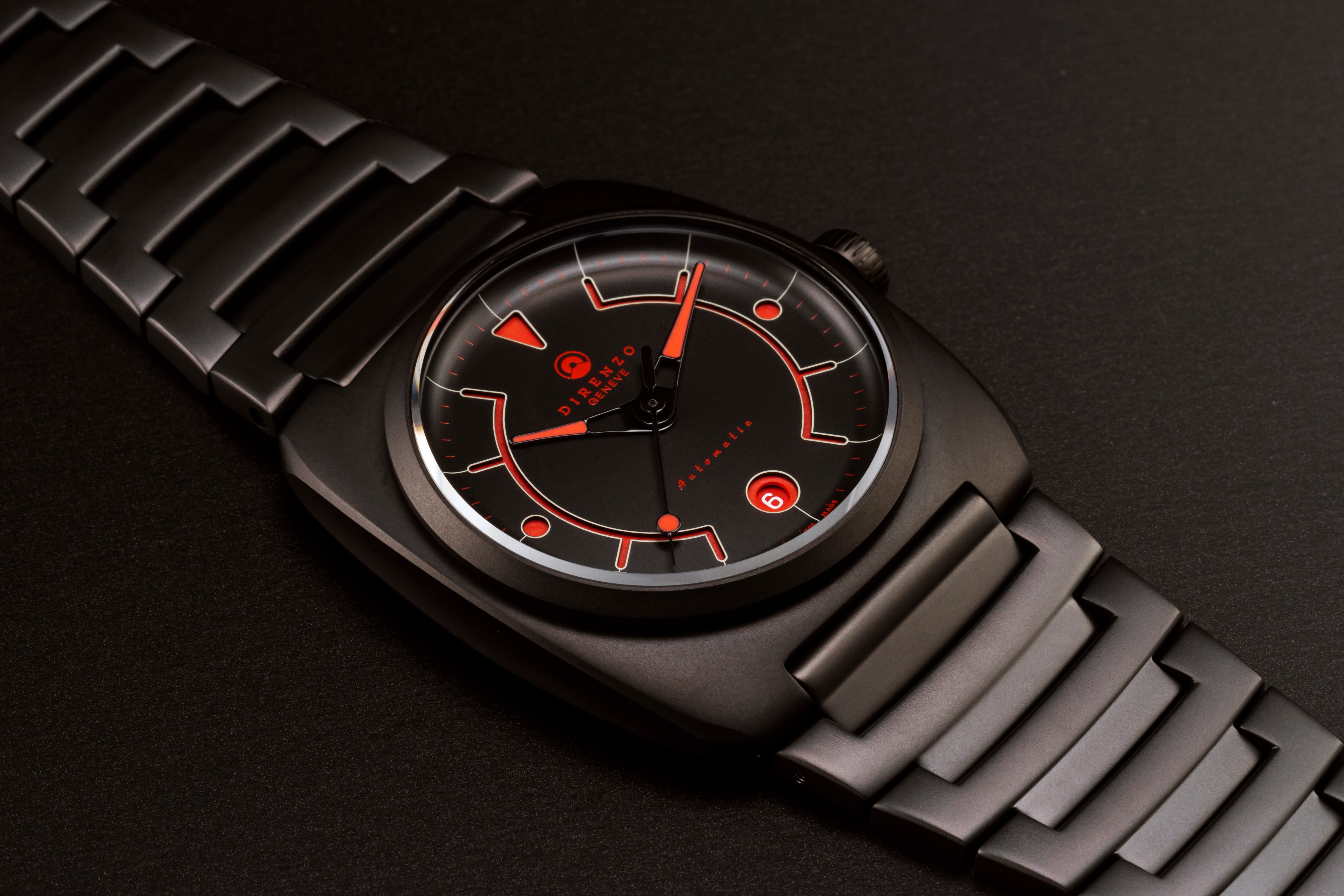 Direnzo DRZ-02R Aerolite LE Black (40 pieces worldwide - extra leather strap)