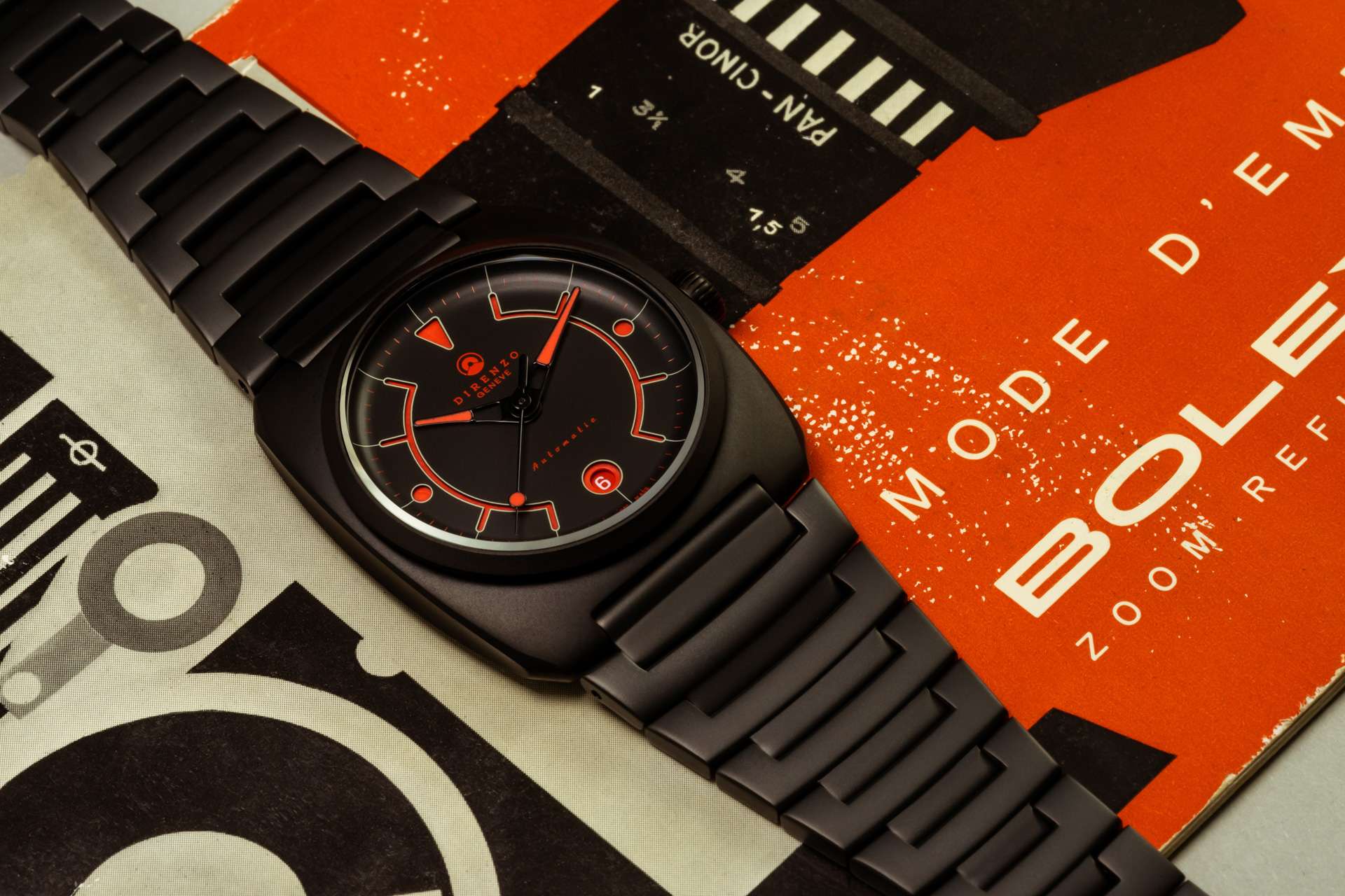 Direnzo DRZ-02R Aerolite LE Black (40 pieces worldwide - extra leather strap)