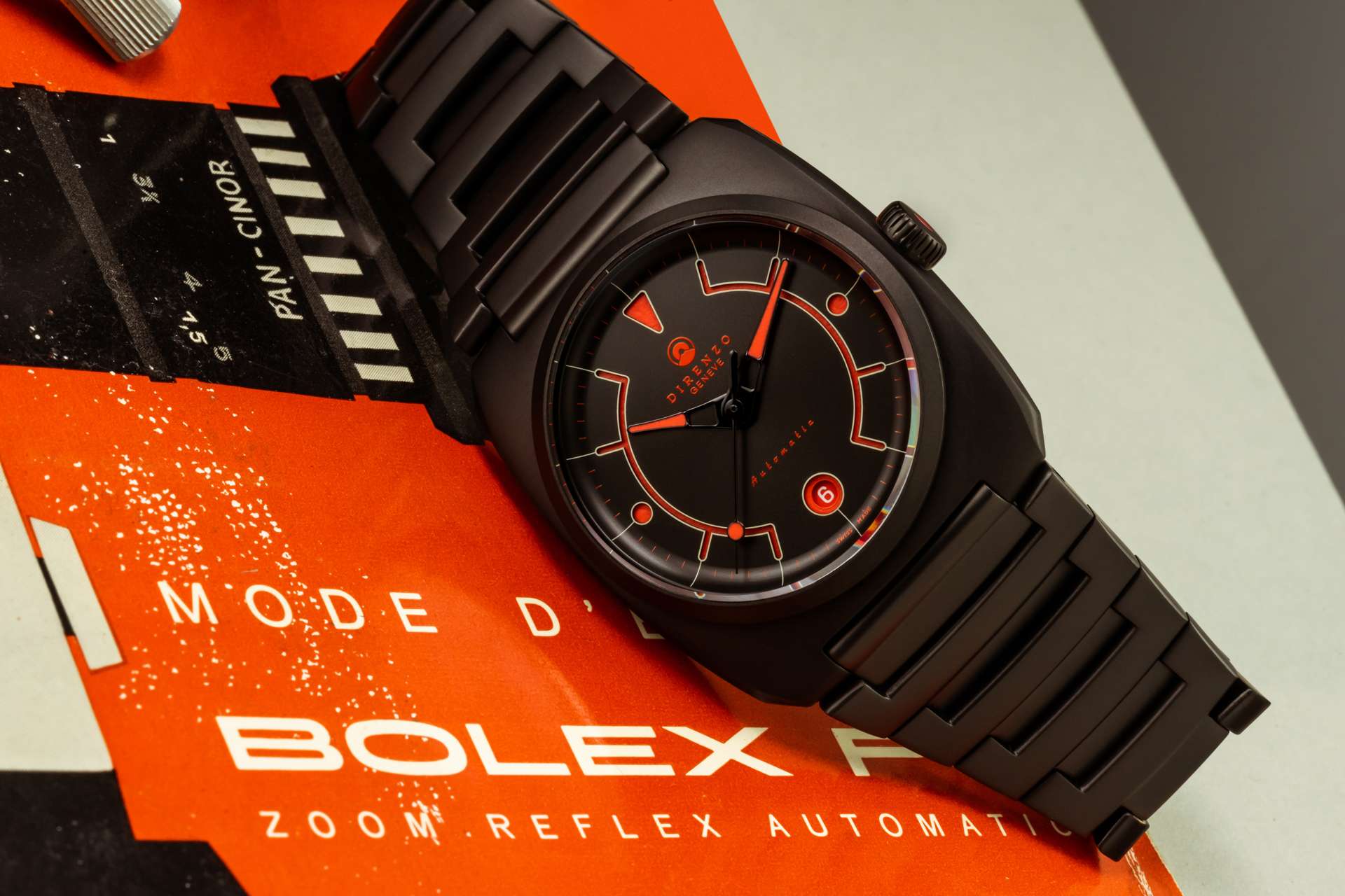 Direnzo DRZ-02R Aerolite LE Black (40 pieces worldwide - extra leather strap)