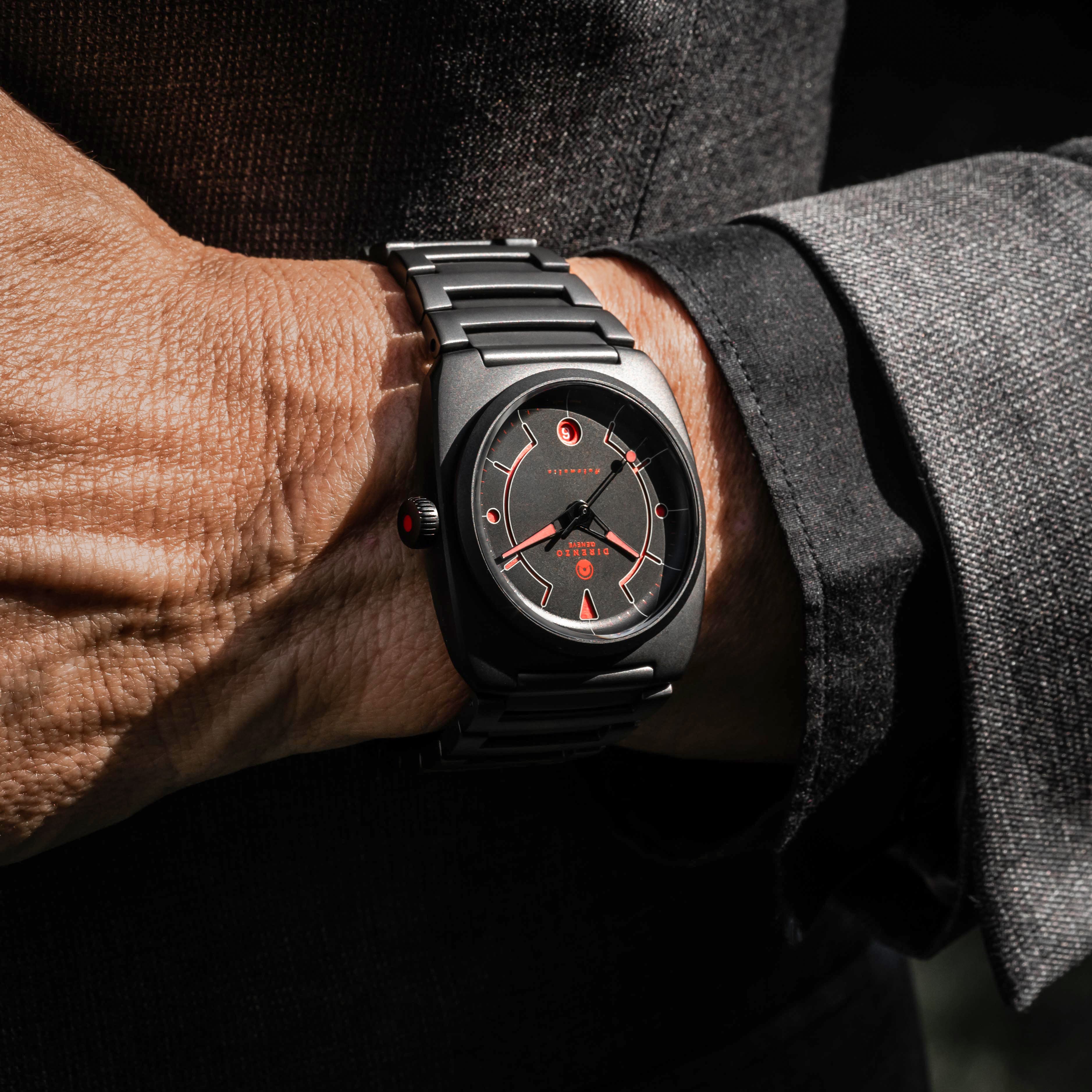Direnzo DRZ-02R Aerolite LE Black (40 pieces worldwide - extra leather strap)