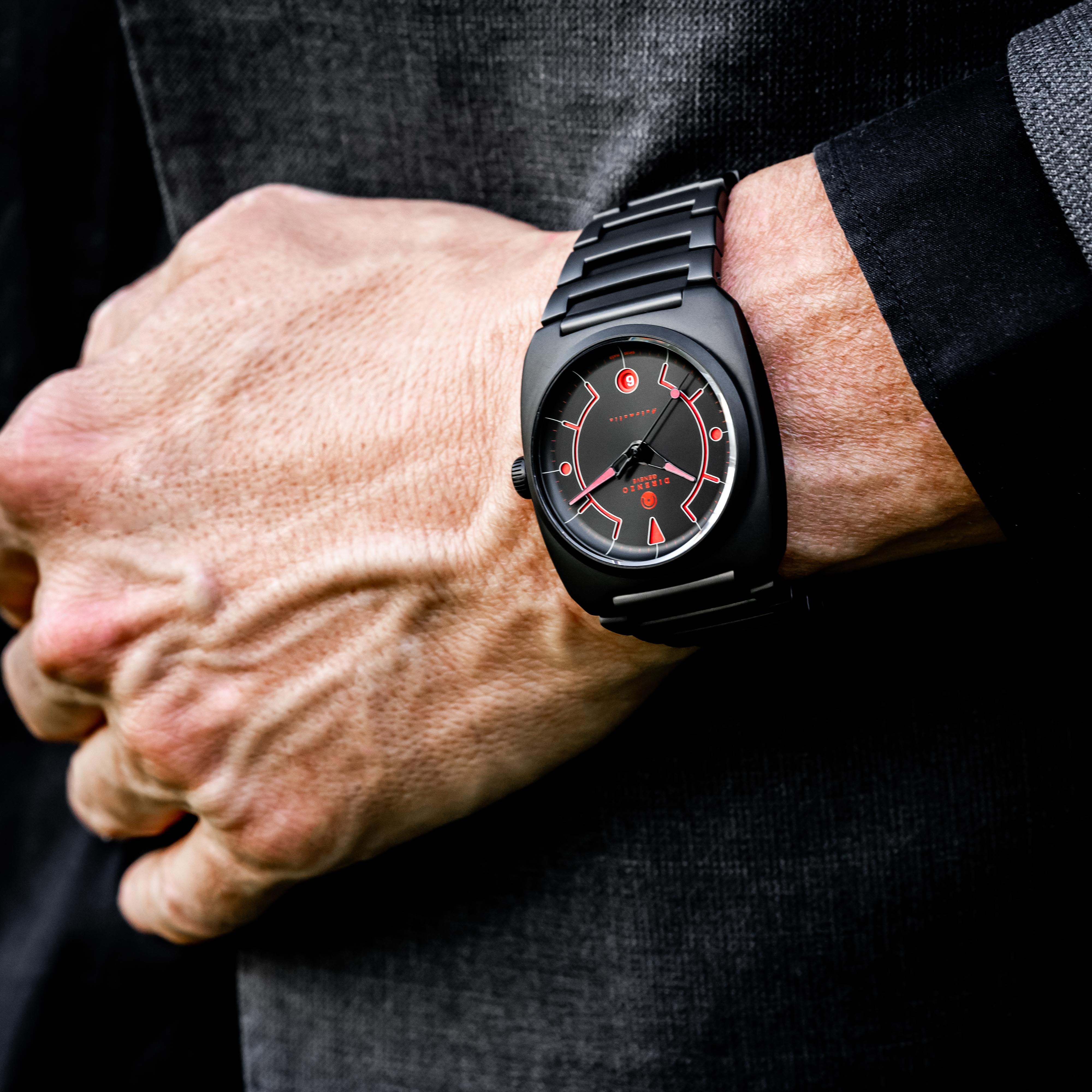 Direnzo DRZ-02R Aerolite LE Black (40 pieces worldwide - extra leather strap)