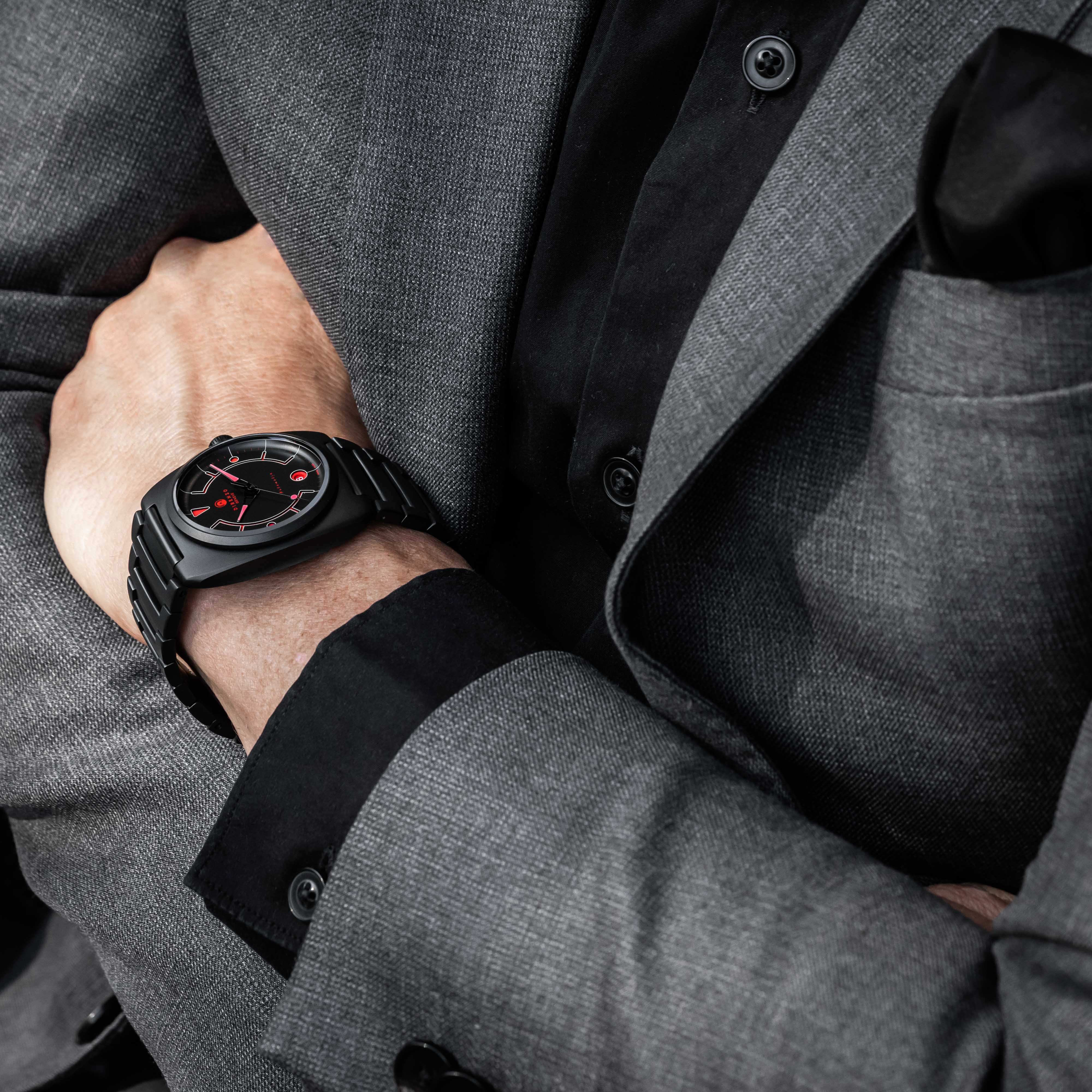 Direnzo DRZ-02R Aerolite LE Black (40 pieces worldwide - extra leather strap)