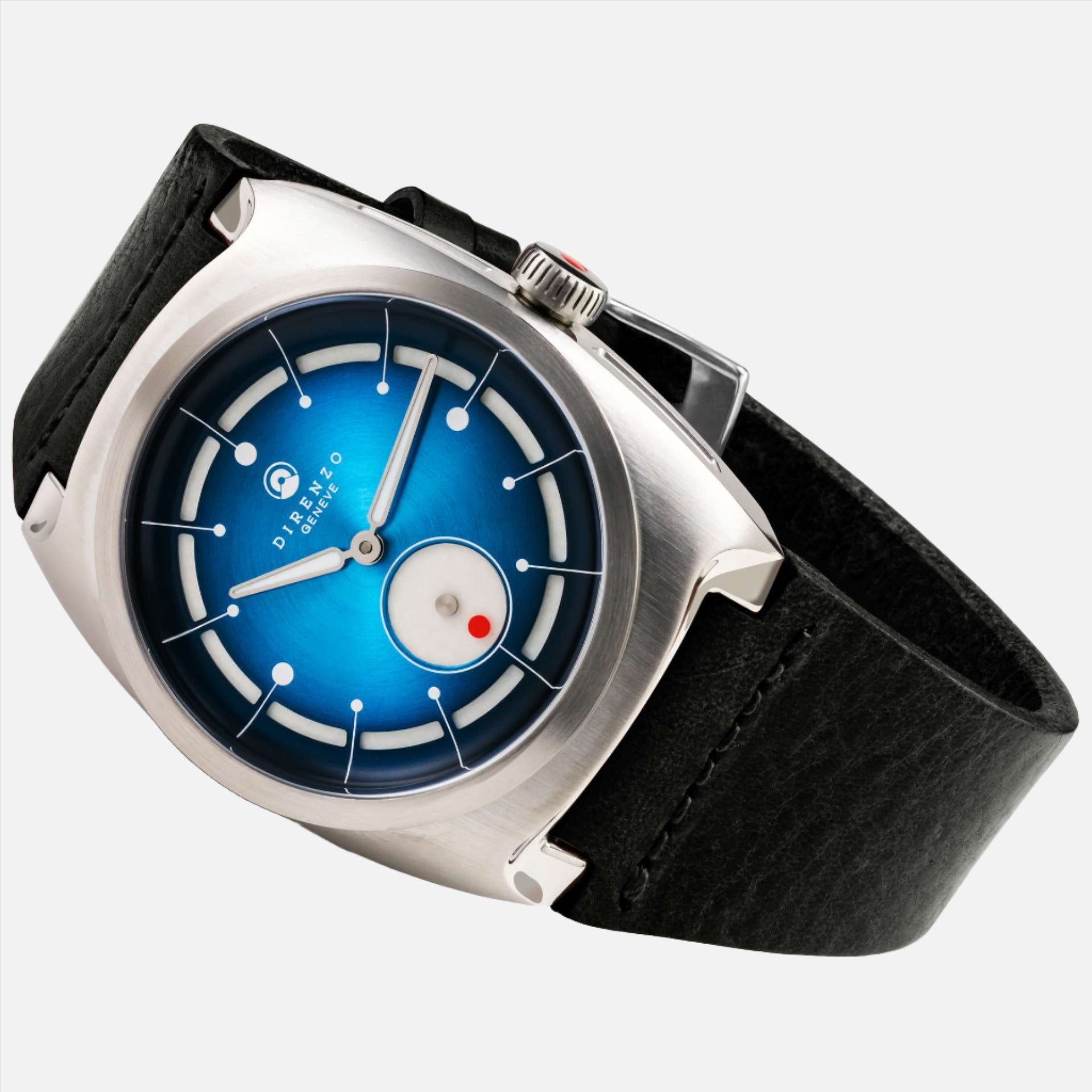 Direnzo DRZ-06 Blue (Wandering Star) (Black leather strap)