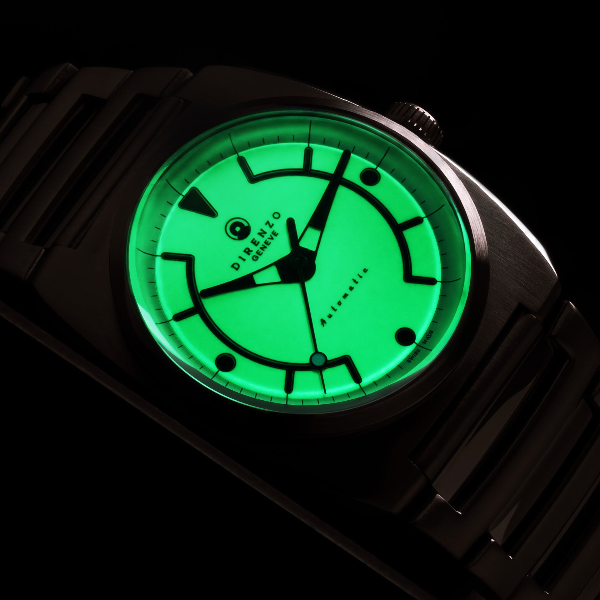 Direnzo DRZ 02R Aerolite 2026 - Mint Full Lume Dial - No Date - Preorder Special Offer