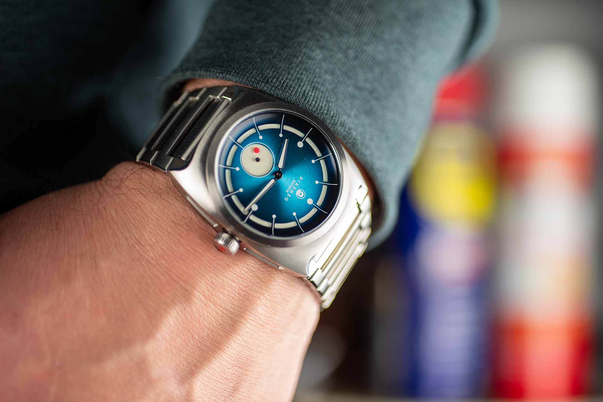 Direnzo DRZ-06 Blue (Wandering Star) (Blue rubber strap)