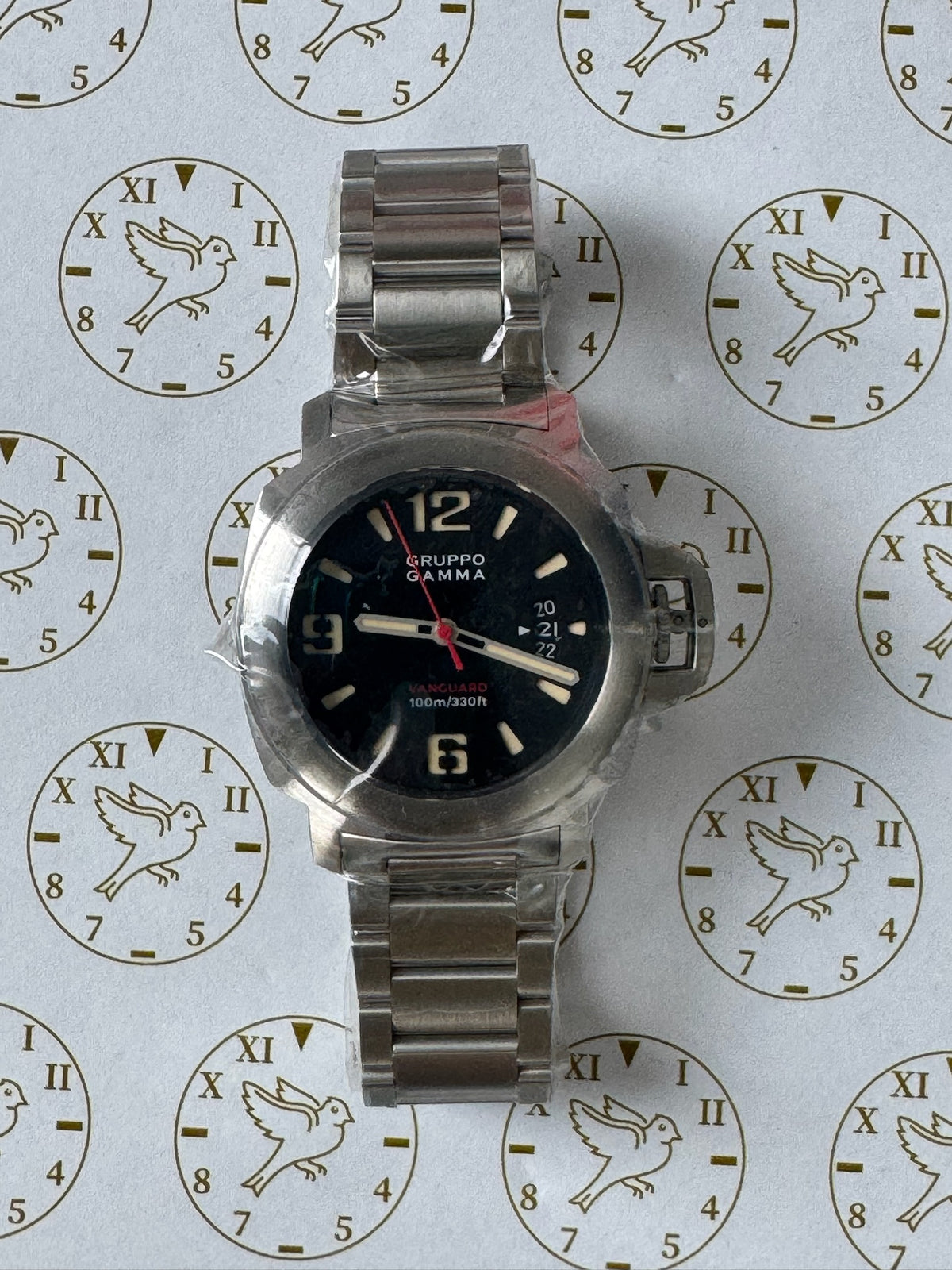 Gruppo Gamma Vanguard AG-11 Brushed Steel (triple datum)