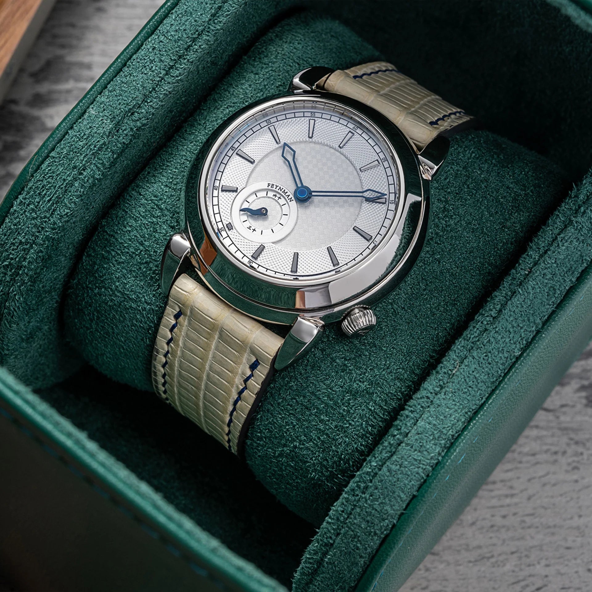 Feynman Timekeepers One Snowflake (White)