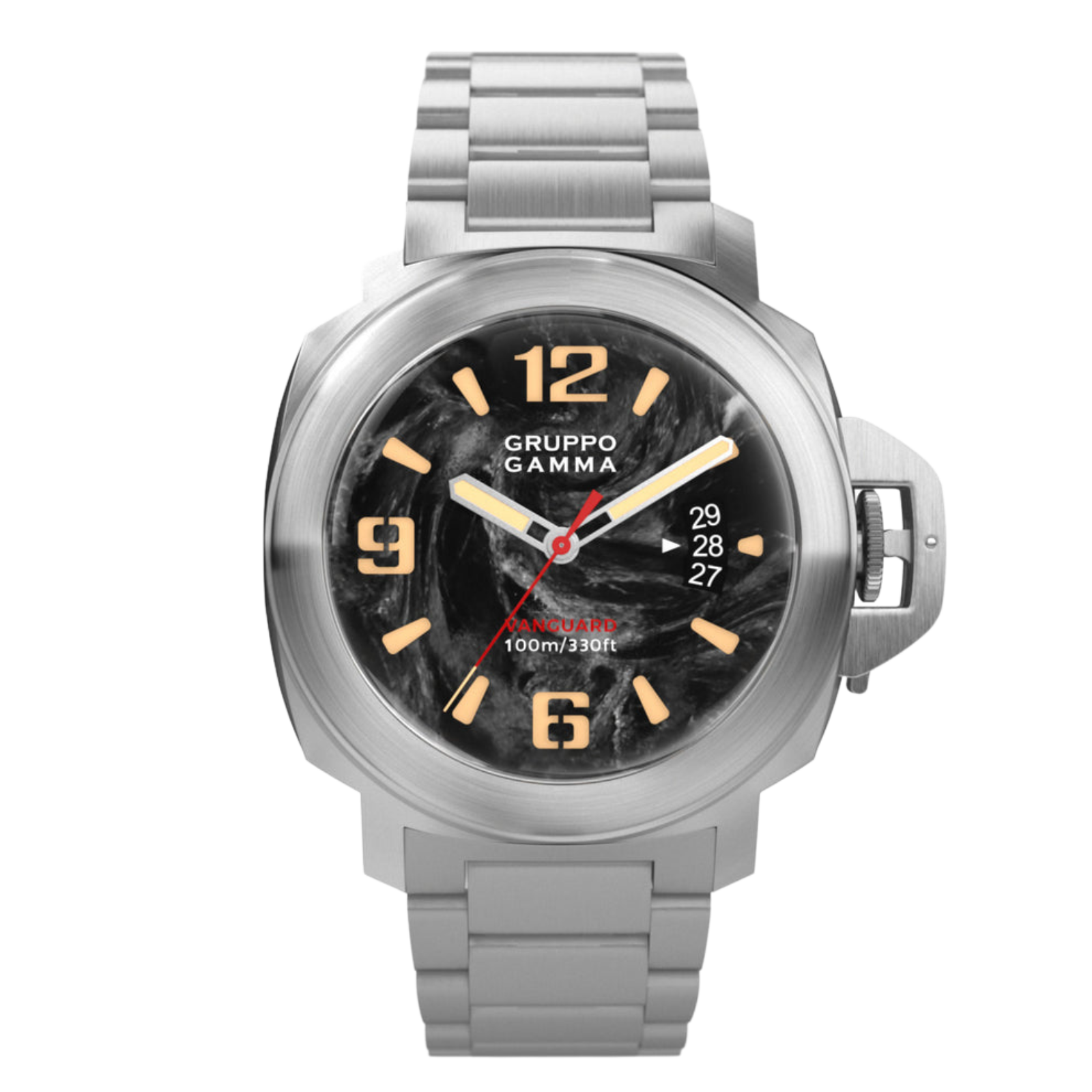 Gruppo Gamma Vanguard AG-11 Brushed Steel (triple date)