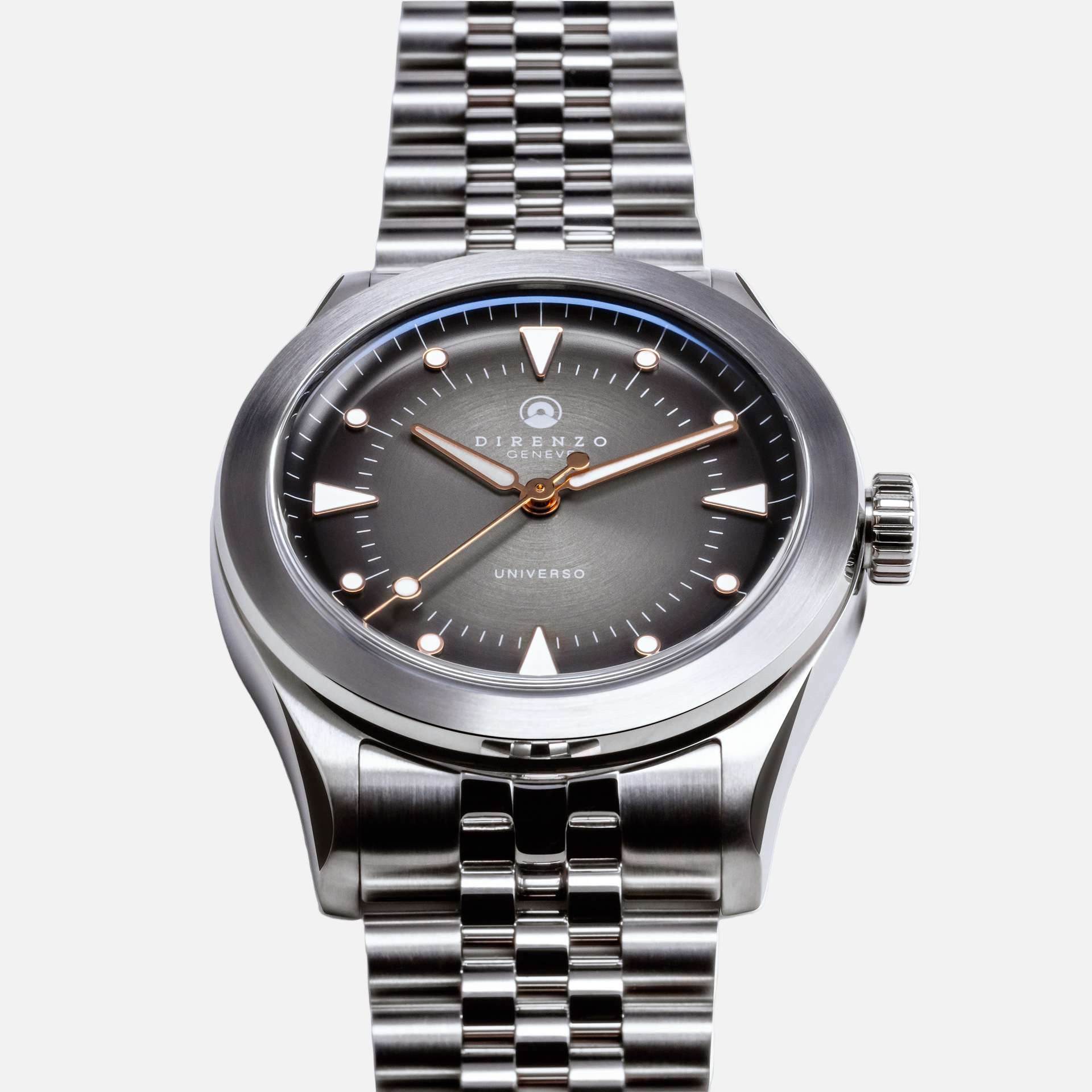 Direnzo DRZ-07 Universo Grey Rose Gold Hands (No Date)