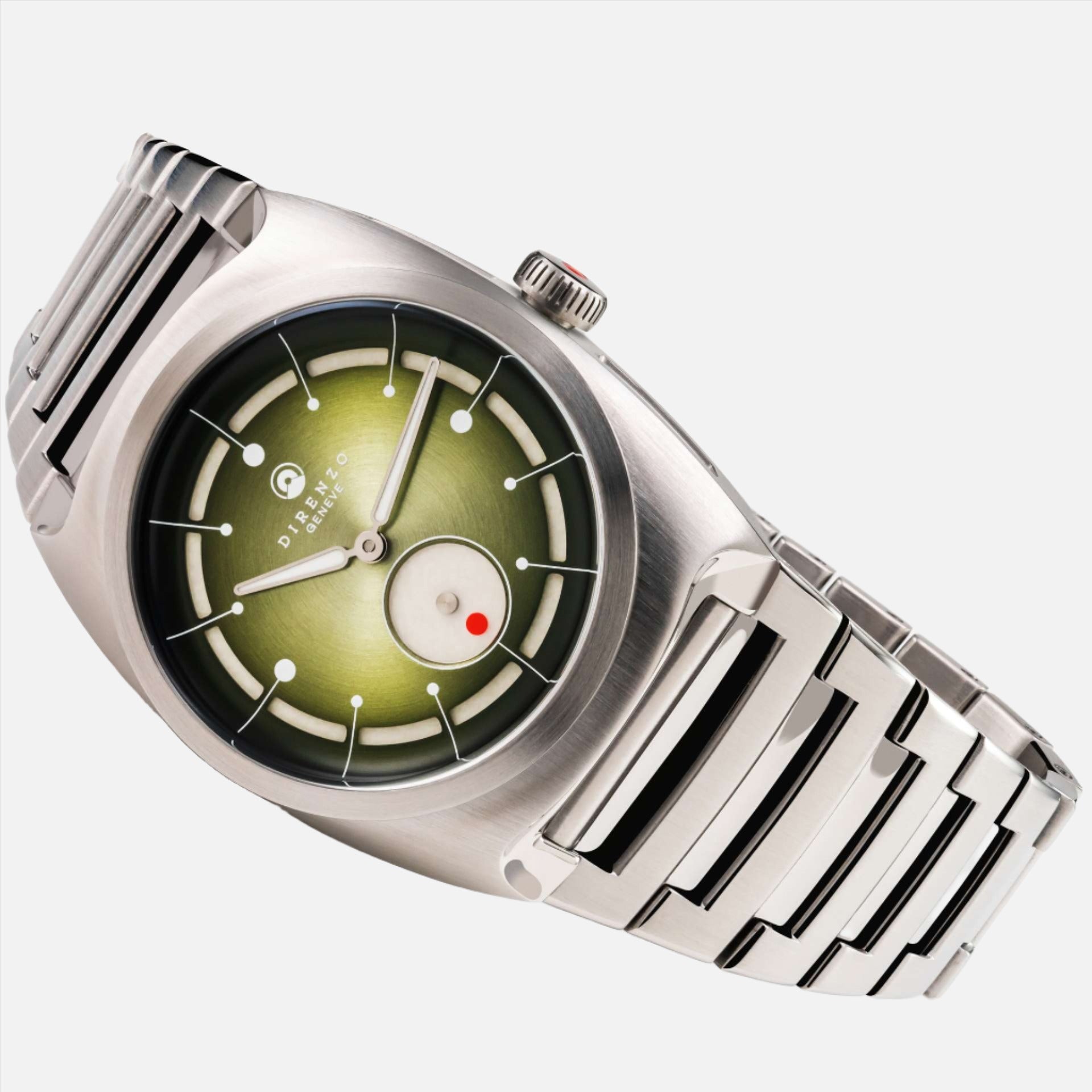 Direnzo DRZ-06 Green (Wandering Star) (Tan leather strap)