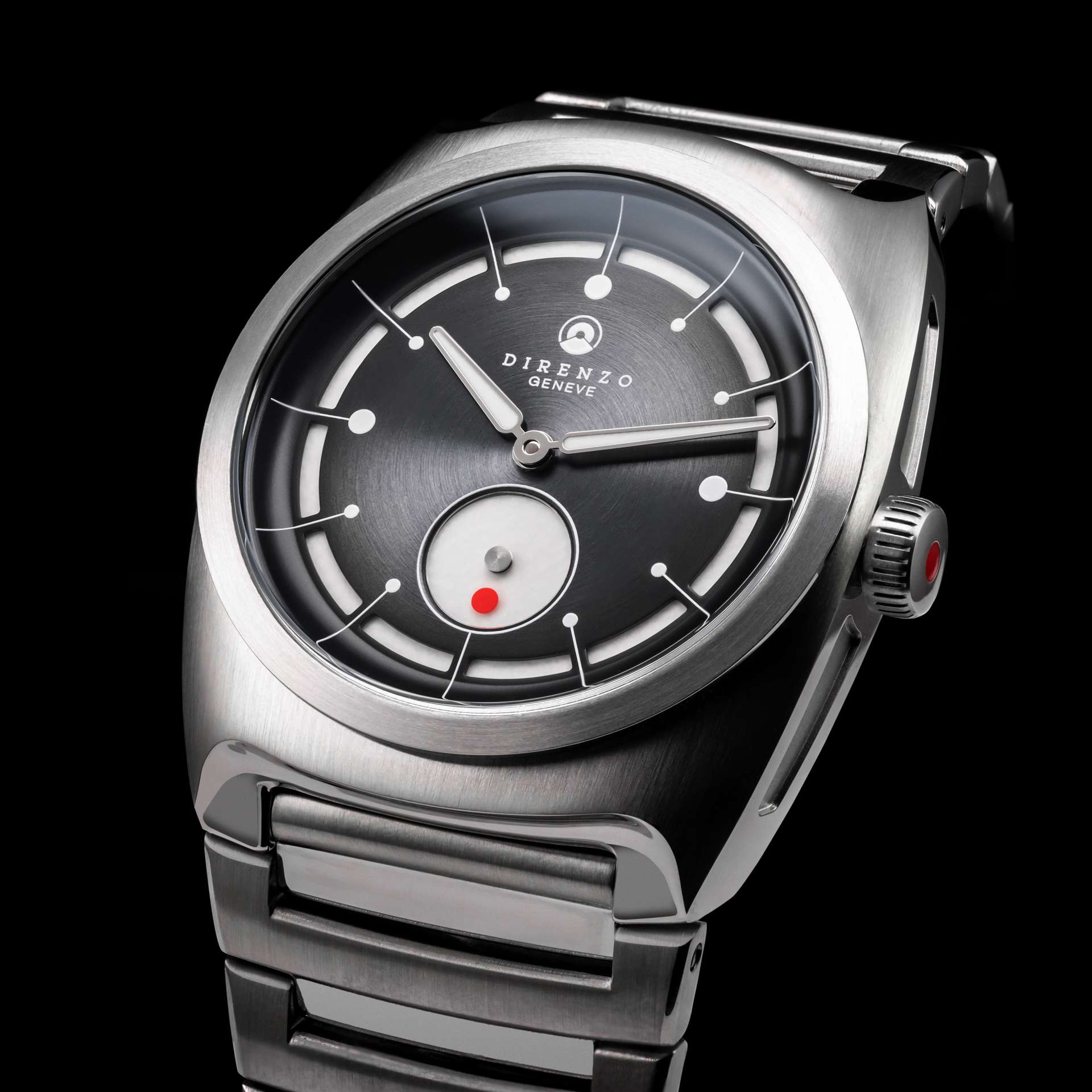 Direnzo DRZ-06 Black (Wandering Star) (Black rubber strap)