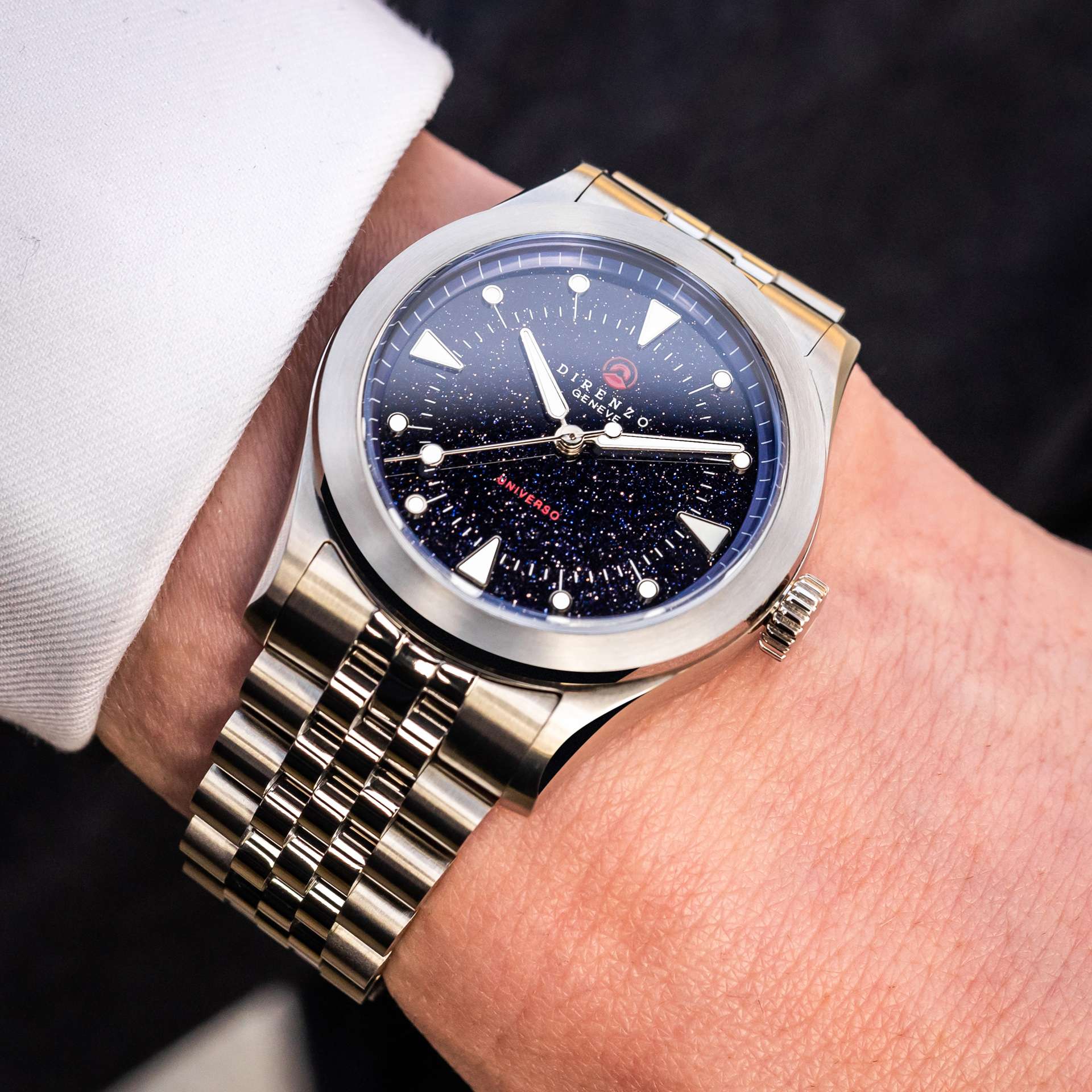Direnzo DRZ-07 Universo Blue Aventurine Stars Dial (No Date)