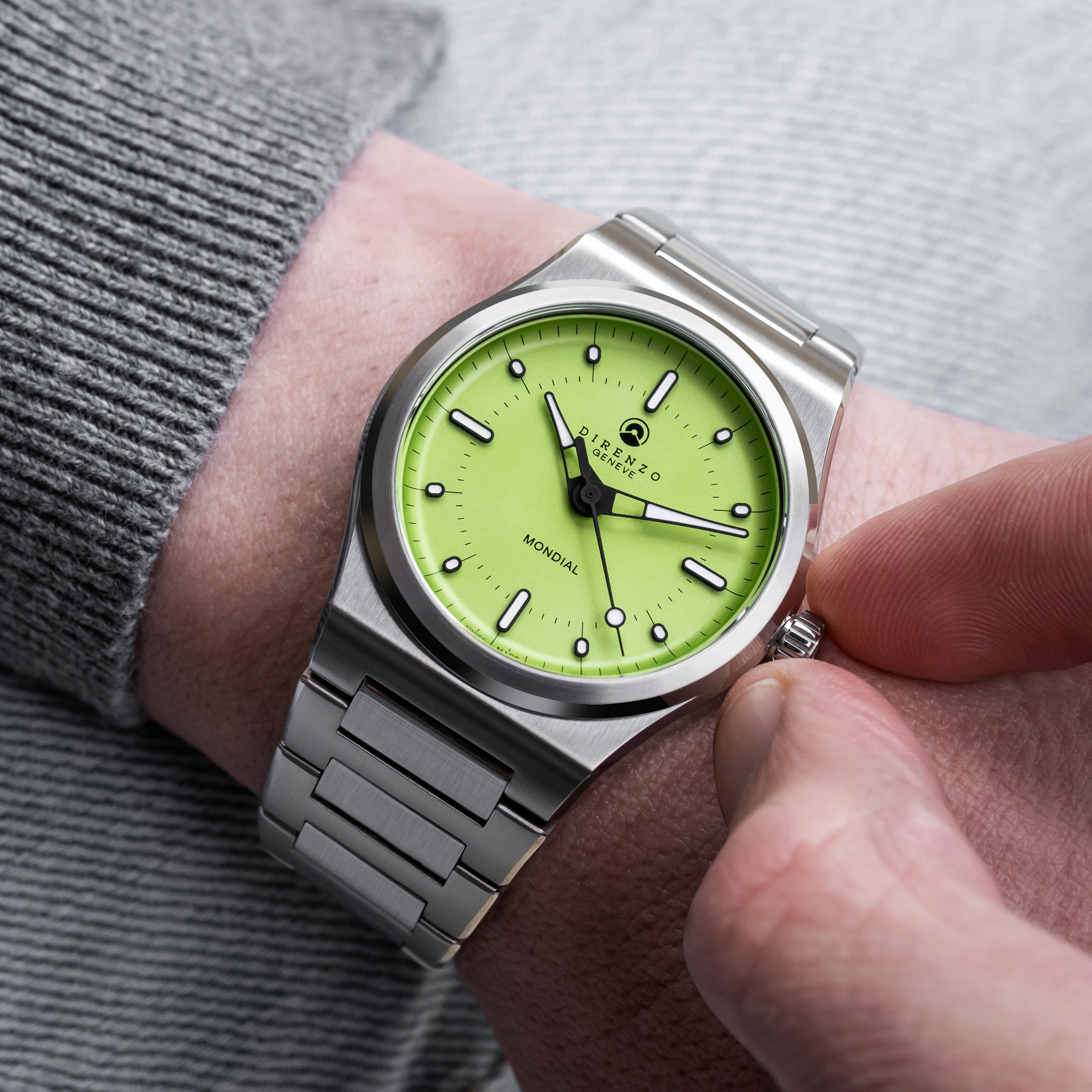 Direnzo DRZ-04R Mondial Green Pistacchio (No Date)