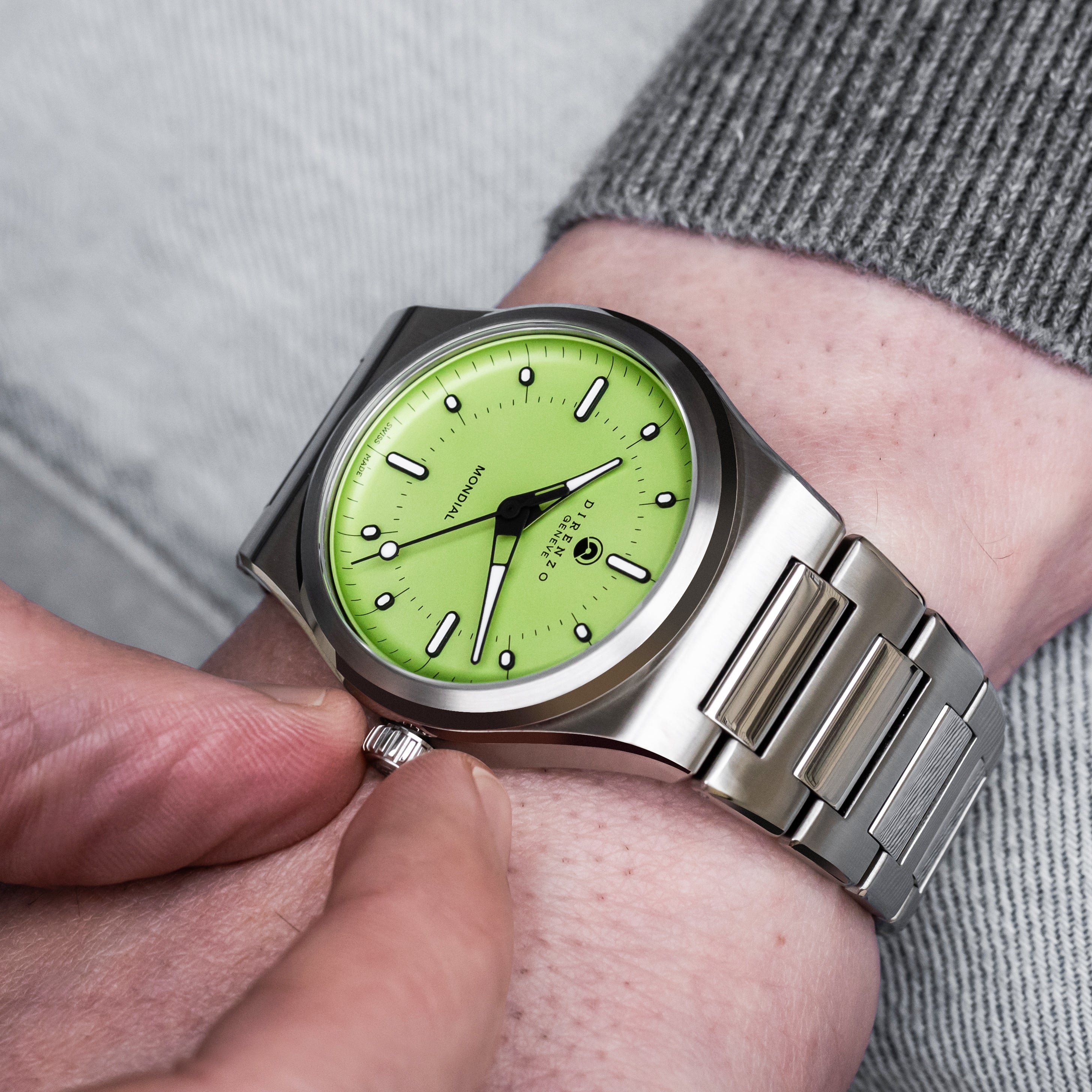 Direnzo DRZ-04R Mondial Green Pistacchio (No Date)