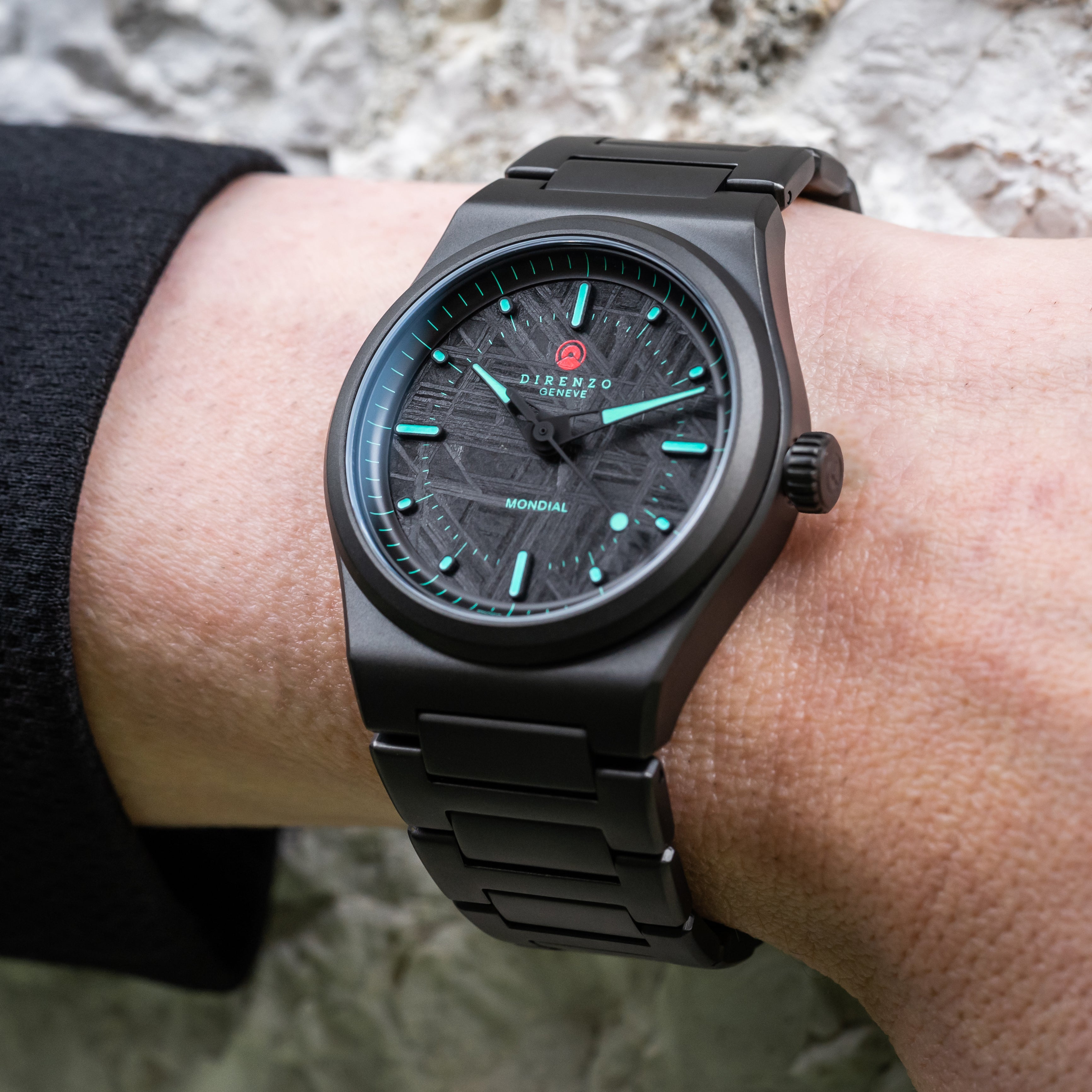 Direnzo DRZ-04R Mondial LE PVD Meteorite (No Date) Premium set