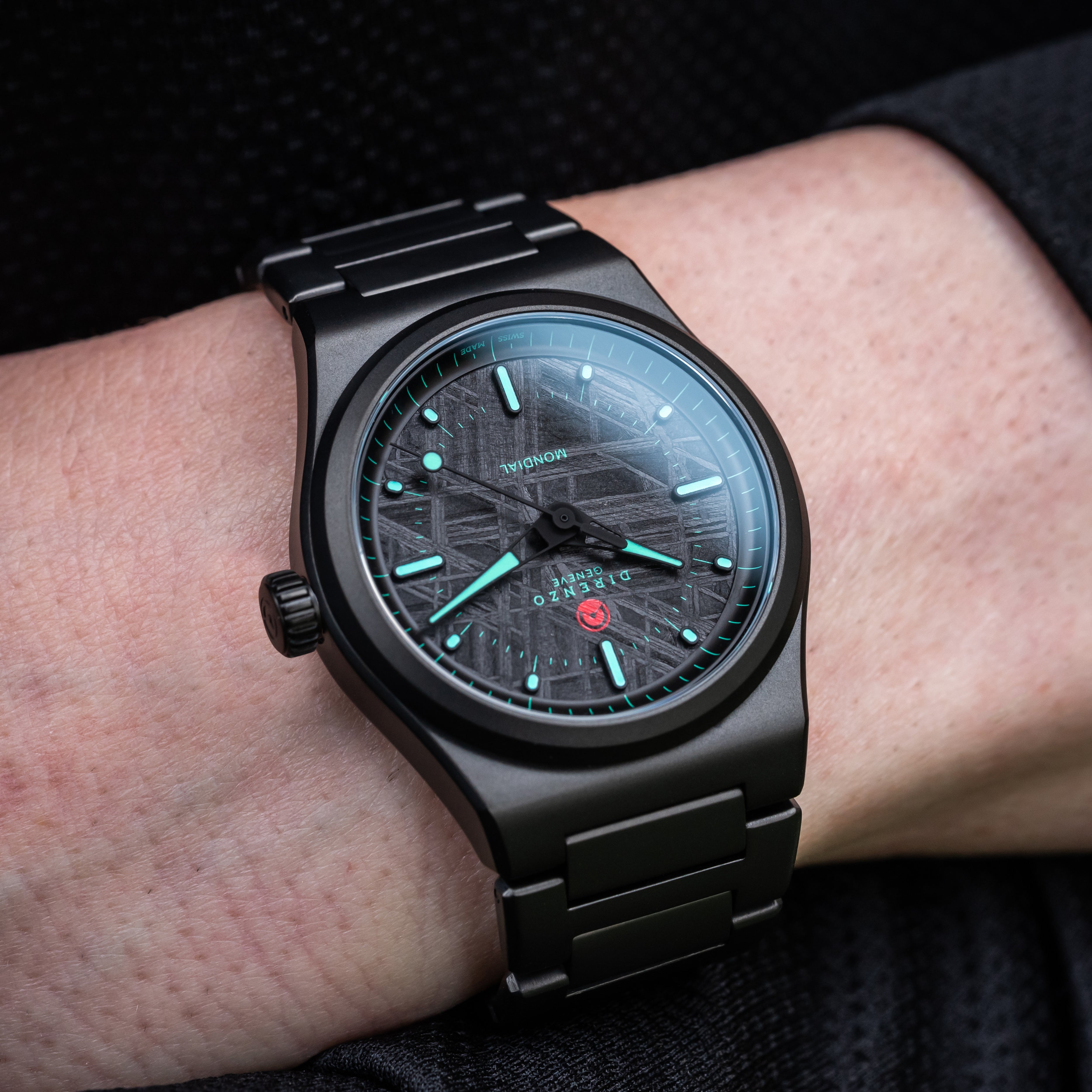 Direnzo DRZ-04R Mondial LE PVD Meteorite (No Date) Premium set