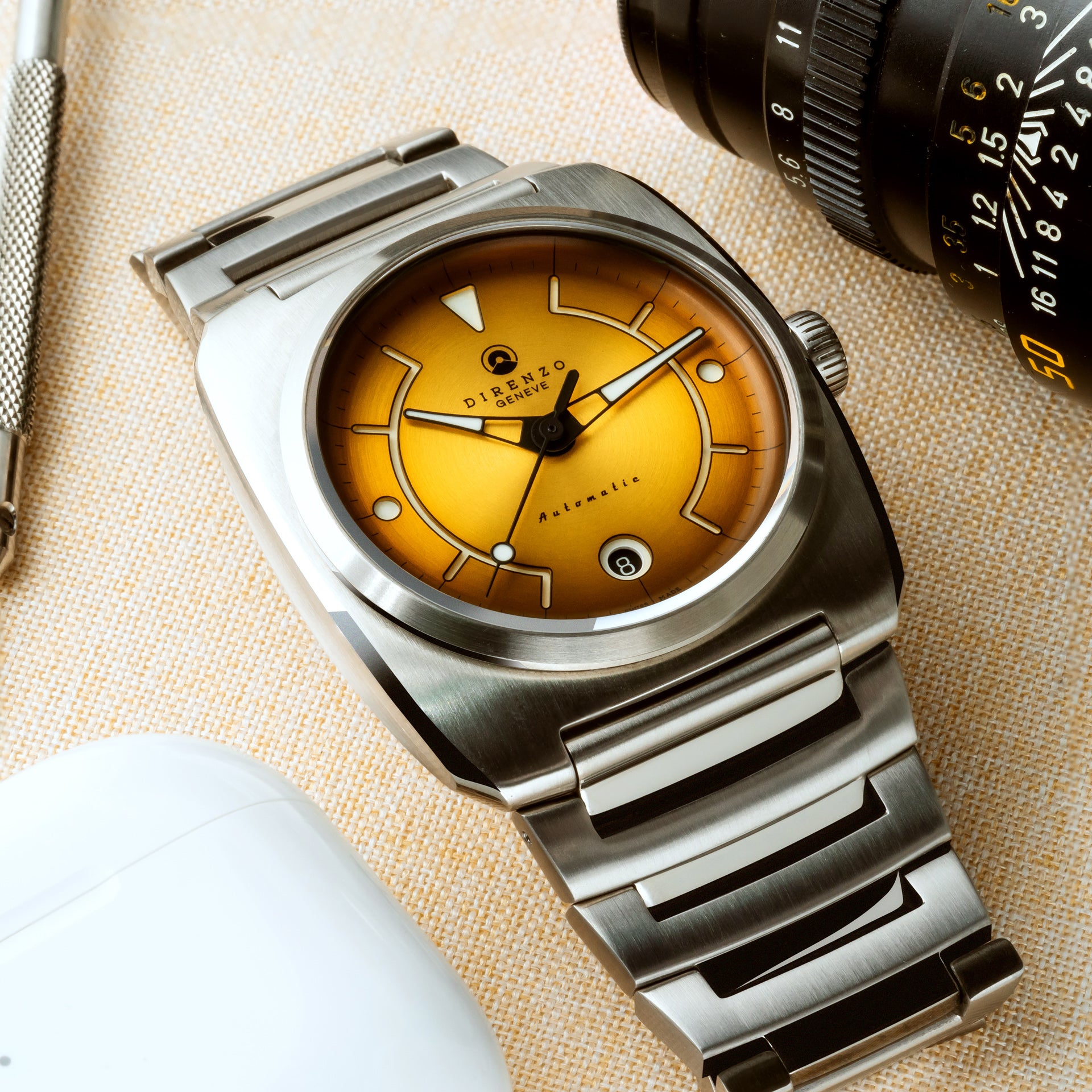 Direnzo DRZ 02R Aerolite 2026 - Gold - Date - Preorder Special Offer