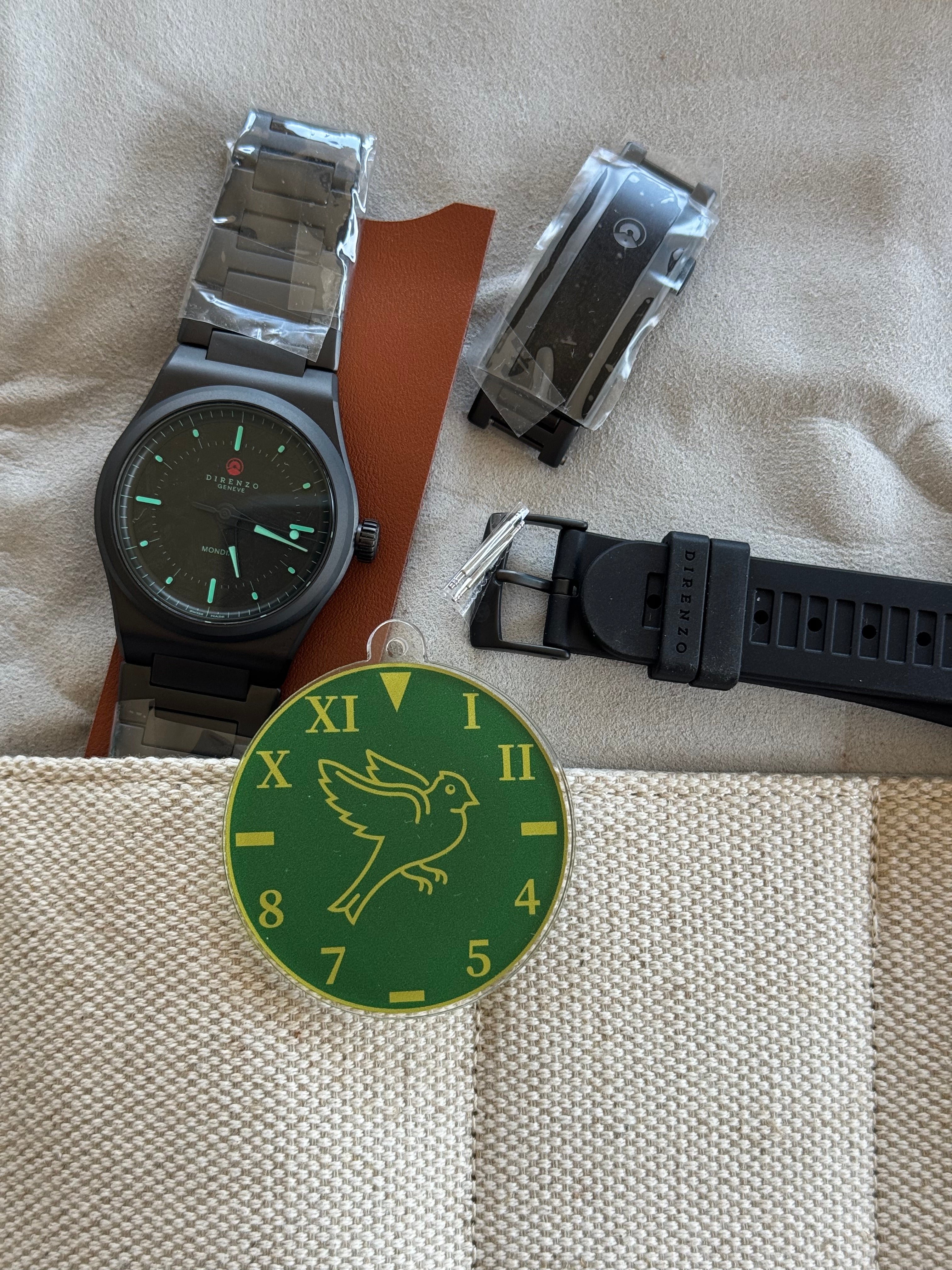 Direnzo DRZ-04R Mondial LE PVD Meteorite (No Date) Premium set