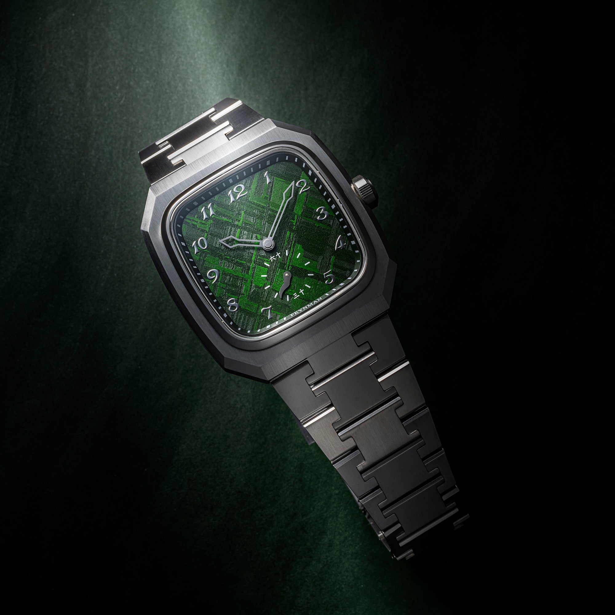 Feynman Timekeepers VI Green Meteorite Verdant Aura